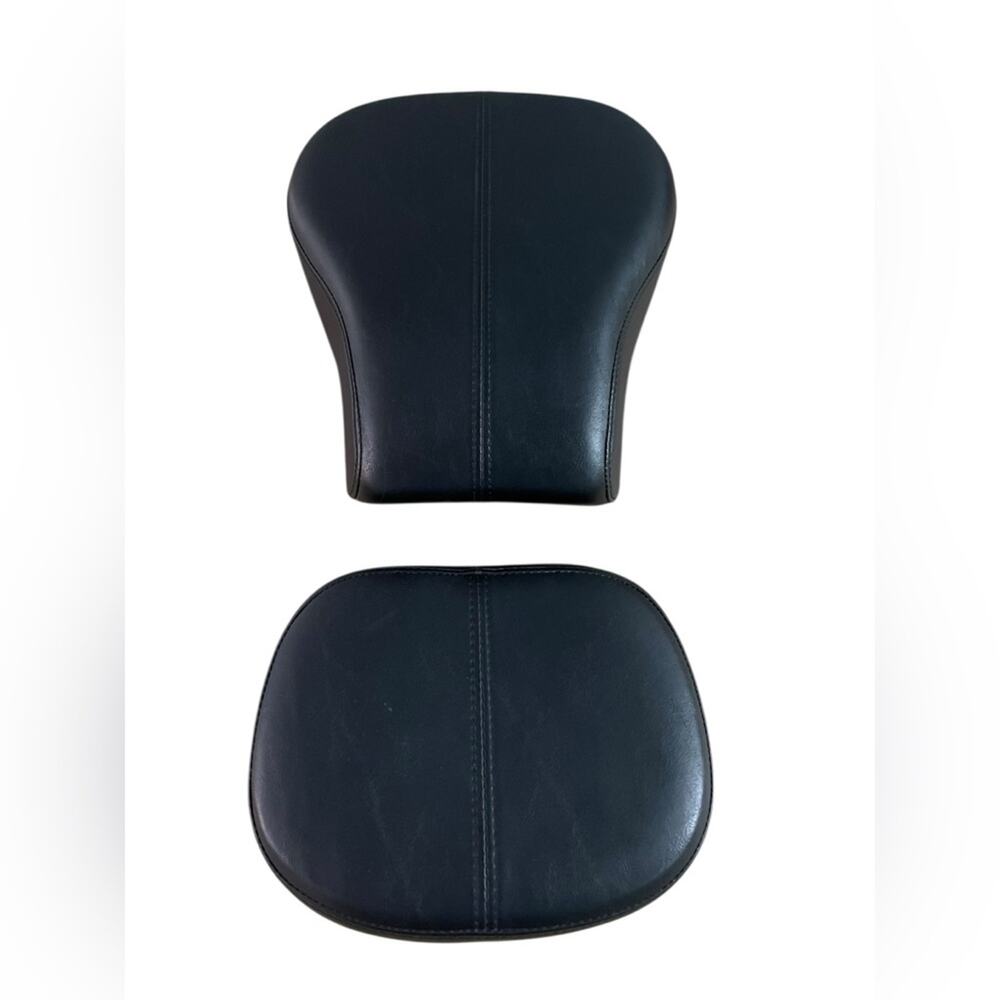 Harley Davidson Softail Black Motorcycle Seat and Backrest